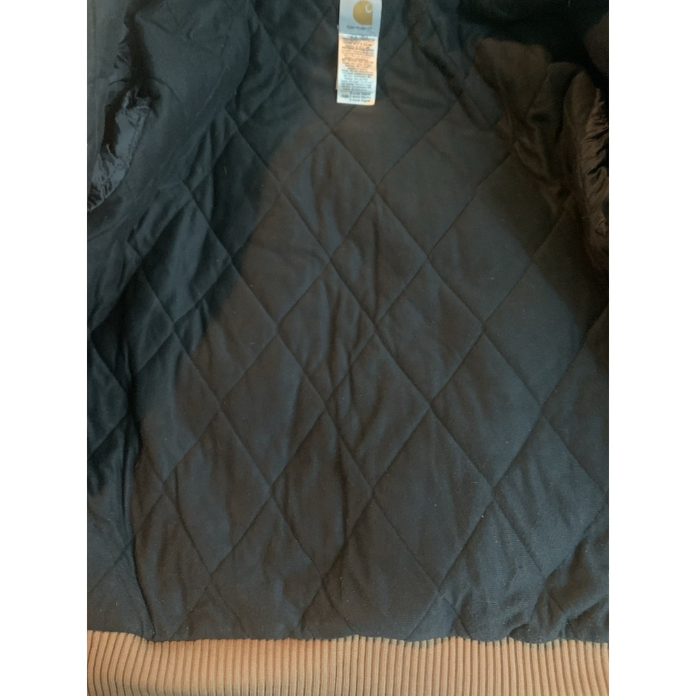 Vintage Carhartt Hooded Jacket J130‎ BRN Brown Size XL Nice Condition Light Wear - Picture 3 of 15